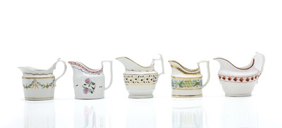 Lot 215 - A group of ten cream jugs