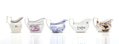 Lot 196 - A collection of ten cream jugs