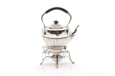 Lot 1 - A Victorian kettle on stand