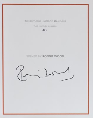 Lot 234 - [The ROLLING STONES] - Ronnie Wood SIGNED: 'ARTIST'