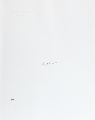 Lot 235 - [THE BEATLES] - Yoko Ono SIGNED: Infinite Universe At Dawn