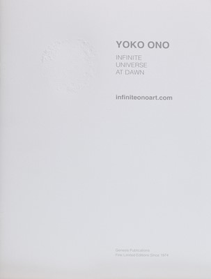 Lot 235 - [THE BEATLES] - Yoko Ono SIGNED: Infinite Universe At Dawn