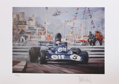 Lot 231 - [MOTOR RACING] - Jackie Stewart SIGNED: 'COLLAGE'