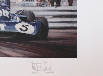 Lot 231 - [MOTOR RACING] - Jackie Stewart SIGNED: 'COLLAGE'