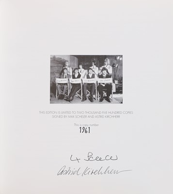 Lot 208 - [THE BEATLES ]- MAX SCHELER & ASTRID KIRCHHERR SIGNED