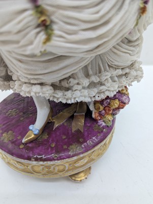 Lot 153 - A German porcelain figure
