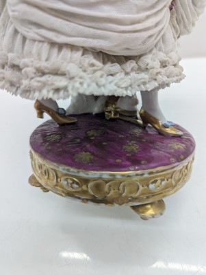 Lot 153 - A German porcelain figure