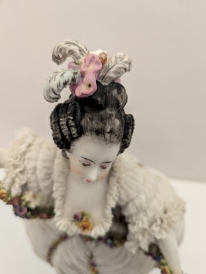 Lot 153 - A German porcelain figure