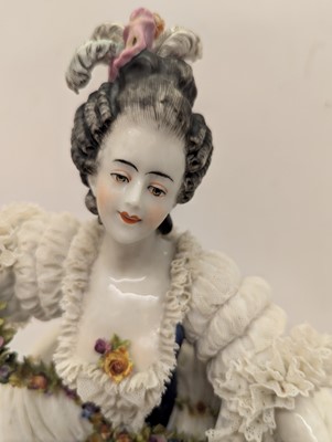 Lot 153 - A German porcelain figure