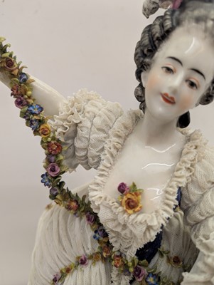 Lot 153 - A German porcelain figure