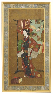 Lot 294 - A Japanese painting