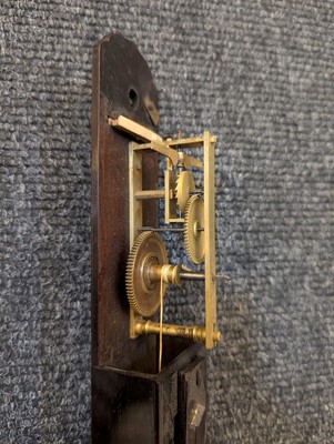 Lot 225 - A rosewood stick clock