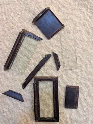 Lot 225 - A rosewood stick clock