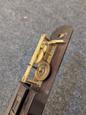 Lot 225 - A rosewood stick clock