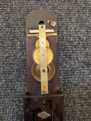 Lot 225 - A rosewood stick clock