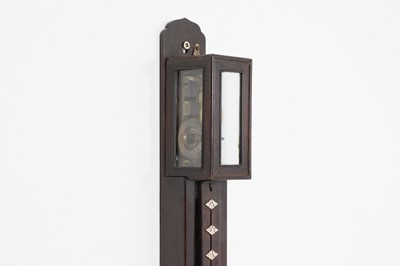 Lot 225 - A rosewood stick clock