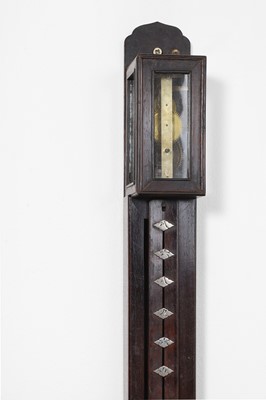 Lot 225 - A rosewood stick clock