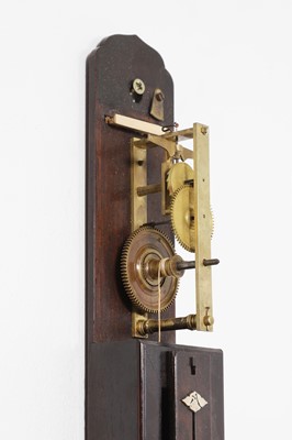 Lot 225 - A rosewood stick clock