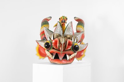 Lot 135 - A papier mâché Diablada mask