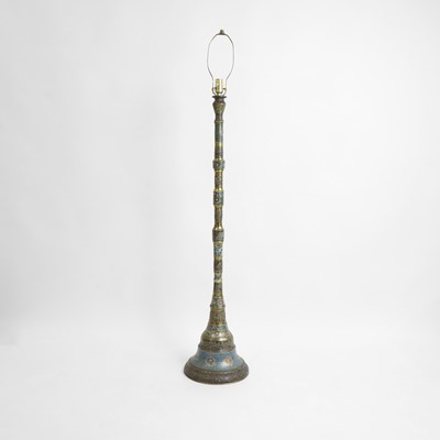 Lot 269 - A Japanese cloisonné lamp