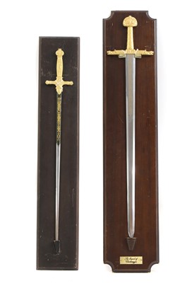 Lot 583 - A replica sword from the 1981 film 'Excalibur'