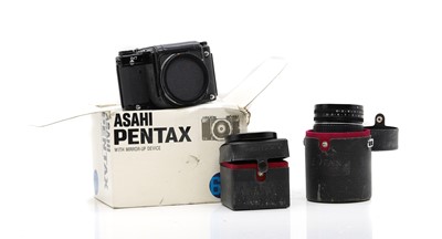 Lot 220 - A Pentax Asahi 6x7 medium format SLR camera