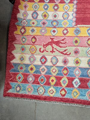 Lot 415 - A Gabbeh wool rug