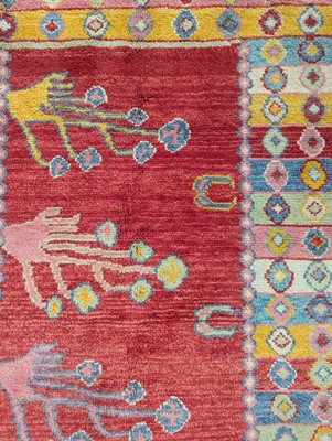 Lot 415 - A Gabbeh wool rug