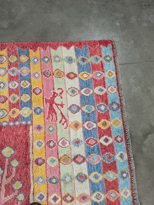 Lot 415 - A Gabbeh wool rug