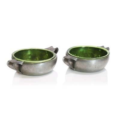 Lot 28 - A pair of Liberty & Co. Tudric pewter bowls