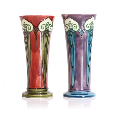 Lot 57 - Two Minton Secessionist vases