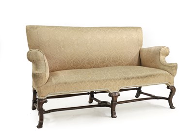 Lot 587 - A Queen Anne style settee