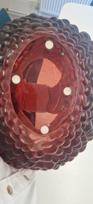 Lot 312 - A Lalique 'Coupe Framboise' glass bowl