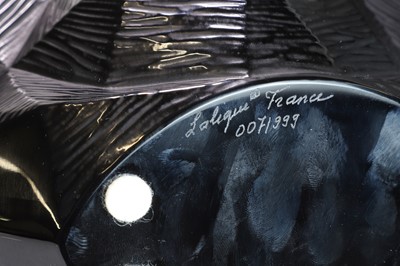 Lot 307 - A Lalique 'Tortue' glass vase