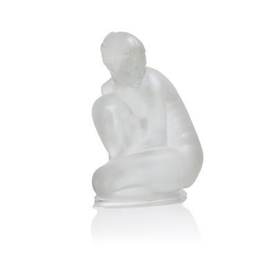 Lot 318 - A Lalique 'Grand Nue Venus' glass figure