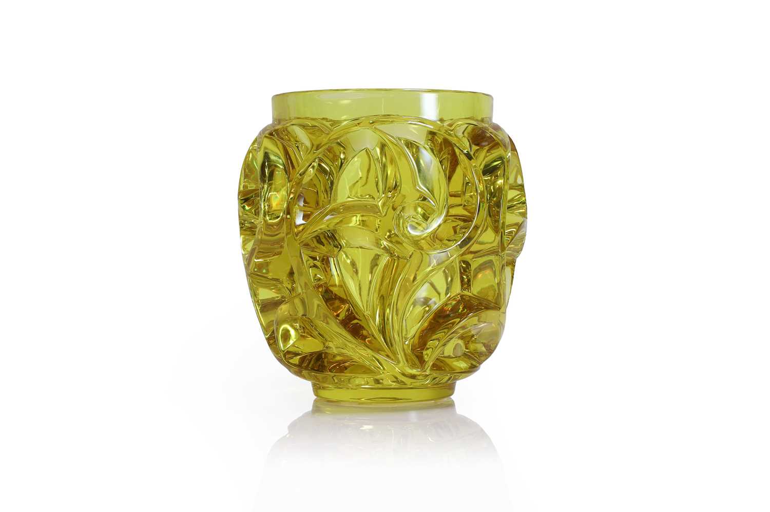 Lot 320 - A Lalique 'Tourbillons' glass vase