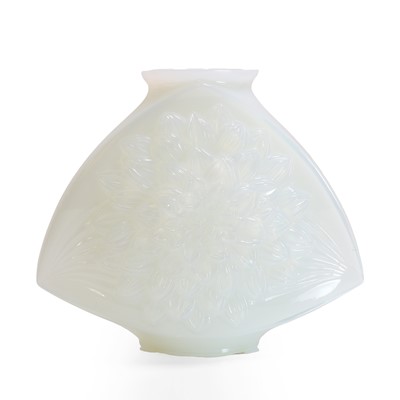 Lot 306 - A Lalique 'Dahlia' opalescent glass vase