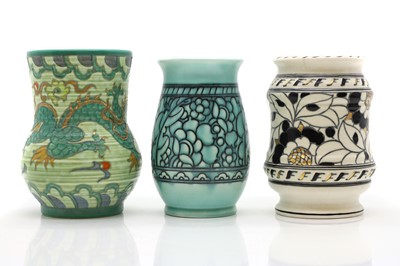 Lot 99 - A group of four Charlotte Rhead pottery vases