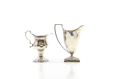 Lot 30 - A George III silver milk jug