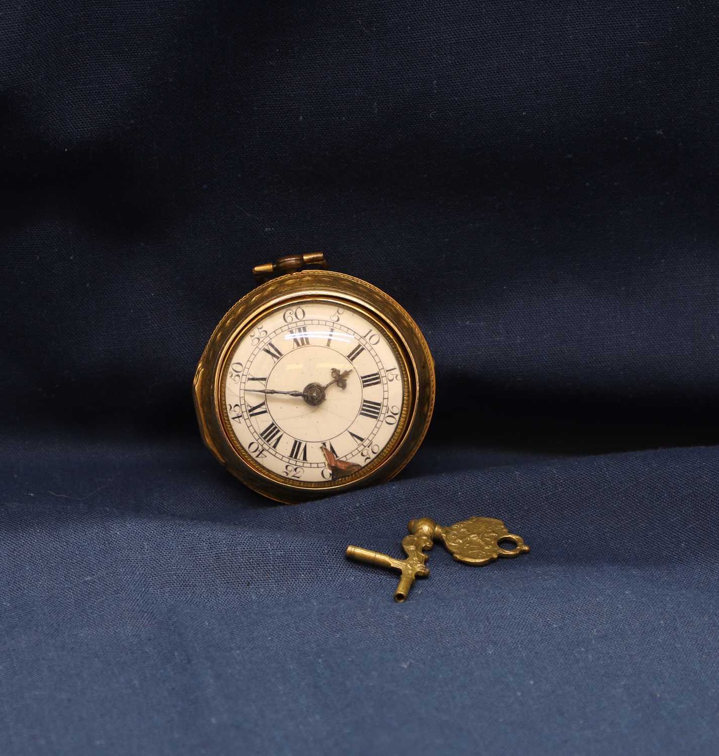 Lot An early 18th century. 18ct gold, Verge pocket watch