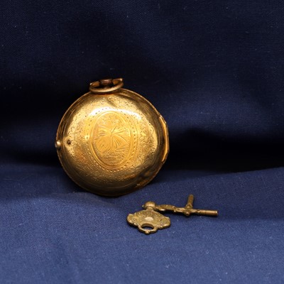 Lot An early 18th century. 18ct gold, Verge pocket watch