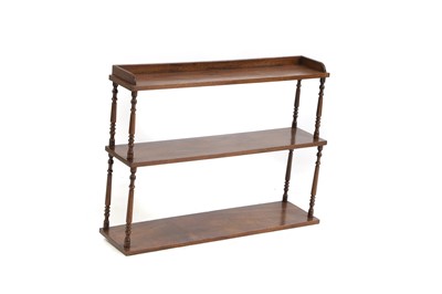 Lot 588 - A Regency mahogany wall shelf