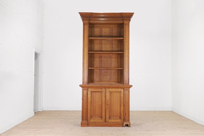 Lot 289 - A Victorian oak library bookcase in the George II style