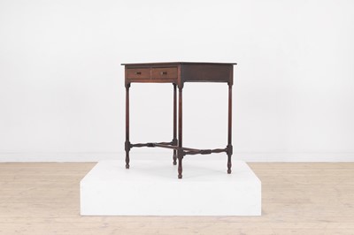 Lot 443 - A George III mahogany spider-leg side table