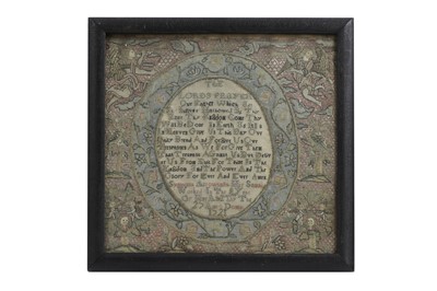 Lot 302 - A George I needlework sampler