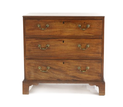 Lot 578 - A mahogany chest of drawers