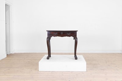 Lot 27 - A George II-style mahogany side table