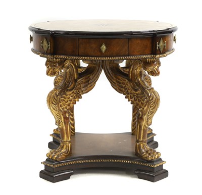 Lot 593 - A French-style gueridon table