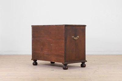 Lot 4 - A William and Mary walnut chest of drawers