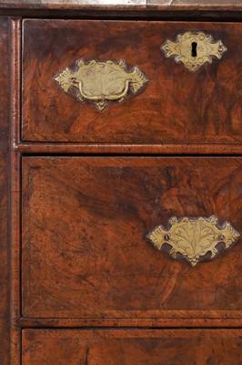 Lot 4 - A William and Mary walnut chest of drawers